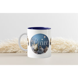 Xícara de café do Natal com Beija-flor