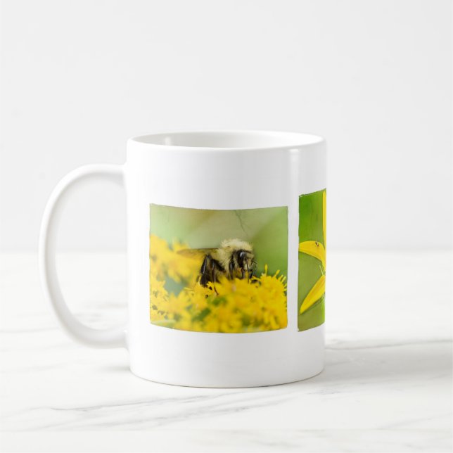 Xícara de café e flores silvestres (Esquerda)