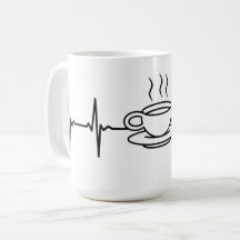 Xícara de café EKG