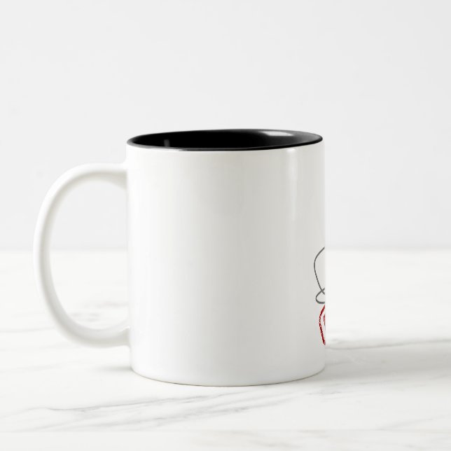 Xícara De Café Elegante Design Minimalista (Esquerda)