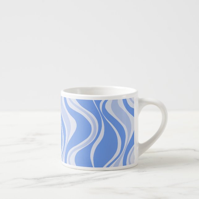 Xícara de Café Espresso Blue Waves (Direita)