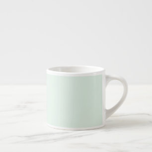 Xícara de Café Espresso Verde Menta Pálido Sólido