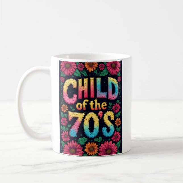 Xícara de Café FILHO DOS ANOS 70 - Caneca Personal (Esquerda)