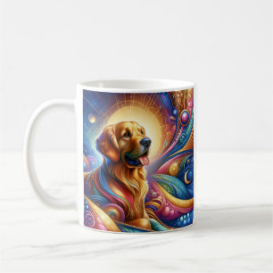 Xícara de café galáctica, colorida, para café, xíc