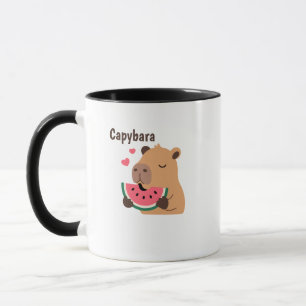 Xícara de Café Kawaii Capybara, Presente Divertido