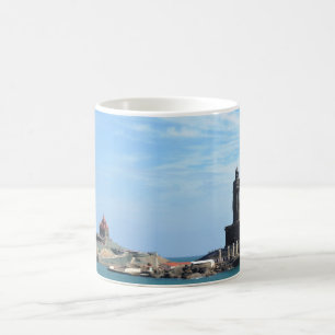 Xícara de café para vista marítima