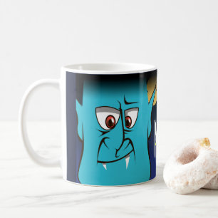 Xícara de café personalizada do Vampiro do Hallowe