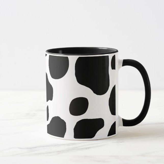 Xícara de café preto e branco (Direita)