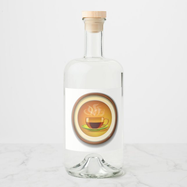 Xícara de café quente. (Frente)