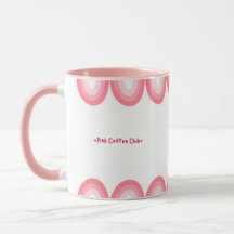Xícara de Café Rosa Fofa Feminina