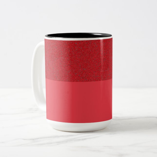 Xícara de café vermelho de tomate - Personalizável (Frente Esquerda)