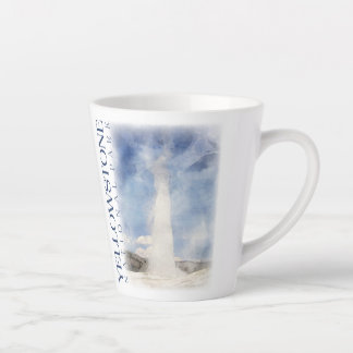 Xícara de café Yellowstone, velha caneca fiel