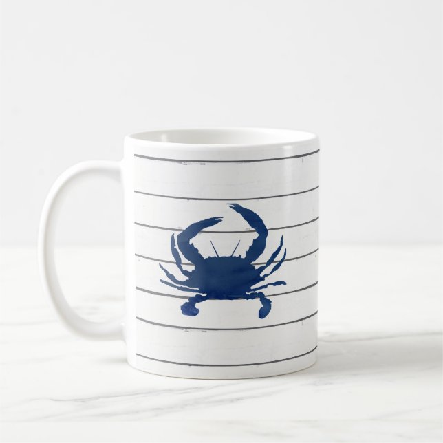 Xícara de Caranguejo Azul Coffee Mug (Esquerda)