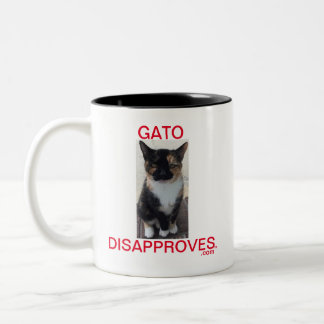 Xícara de dois tons, Gato desaprova