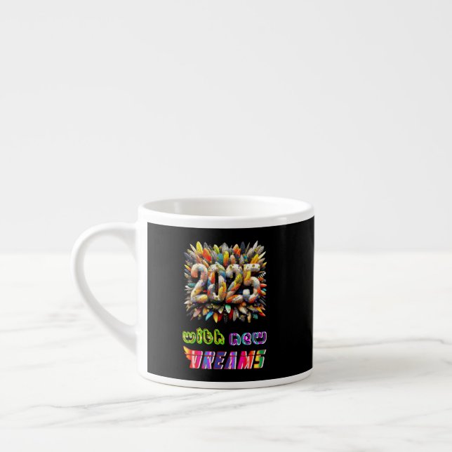 Xícara De Espresso 2025 Com Novos Sonhos (Esquerda)