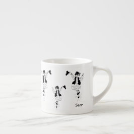 Xícara De Espresso A dança do Evzone grego Espresso Mug