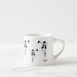 Xícara De Espresso A dança do Evzone grego Espresso Mug