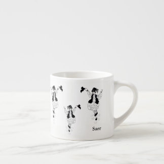 Xícara De Espresso A dança do Evzone grego Espresso Mug