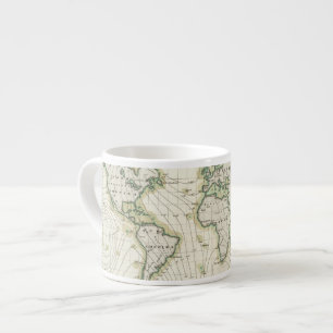 Xícara De Espresso A declinação magnética do mundo