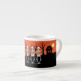 Xícara De Espresso A Equipe Esqueleto