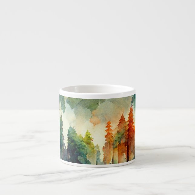 Xícara De Espresso A Floresta (natureza) (Frente)