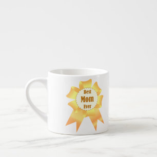 Xícara De Espresso A melhor mãe sempre ganhadora do Ouro, fita prêmio