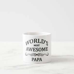 Xícara De Espresso A papá a mais impressionante do mundo