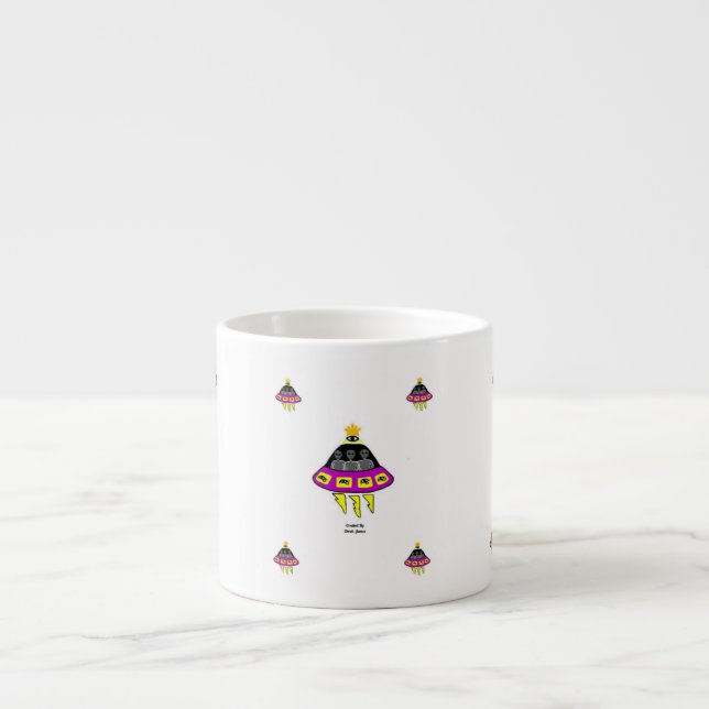 Xícara De Espresso Abdução De Alienígenas De Espresso Mug (Frente)