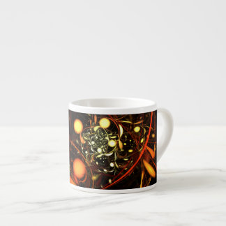 Xícara De Espresso Abstrato de batida cardíaca Art Espresso Mug
