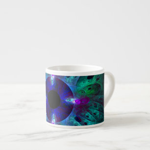 Xícara De Espresso Abstrato de Olhos de Espresso Mug