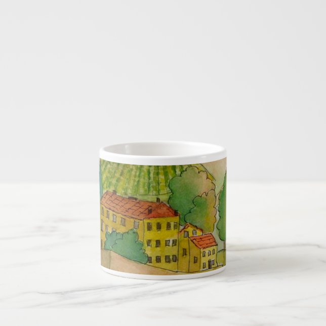 Xícara De Espresso Adega em Chianti (Frente)