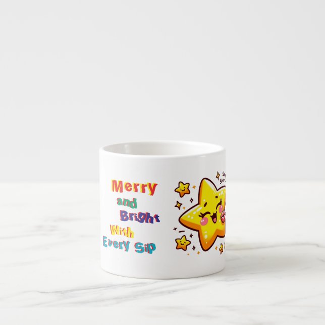 Xícara De Espresso "Adorable Shiny Start" Classic Mug, 11 oz (Frente)