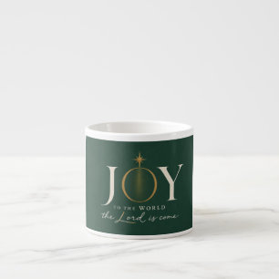 Xícara De Espresso  ALEGRIA PARA O MUNDO   Natal Cristão