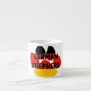 Xícara De Espresso Alemanha-bandeira conhecida paw.png da pata do
