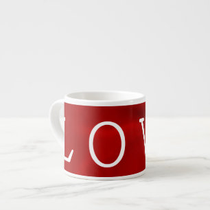 Xícara De Espresso Amando o coleção do presente
