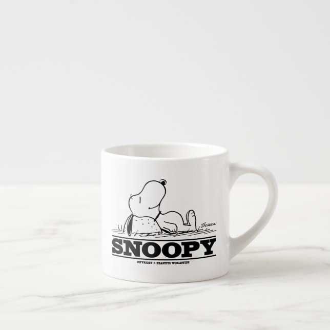 Xícara De Espresso Amendoins | Descanso de Snoopy (Direita)
