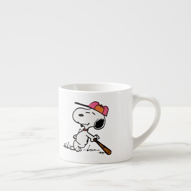 Xícara De Espresso Amendoins | Snoopy no Bat (Direita)