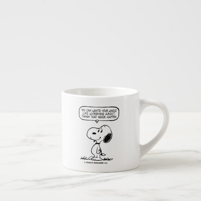 Xícara De Espresso Amendoins | Snoopy, você não aguenta sua vida inte (Direita)