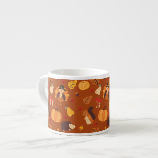 Xícara De Espresso Amigos de Outono