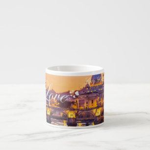 Xícara De Espresso Amor em Roma, Espresso Mug