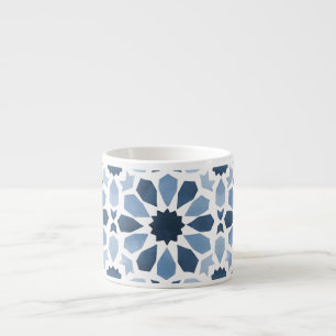 Xícara De Espresso Andaluz Ecos: Geometria Marroquina Boho