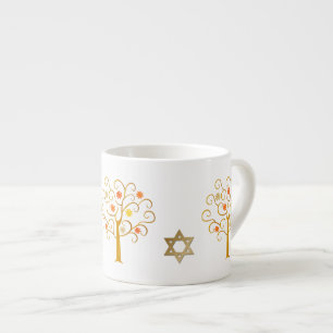 Xícara De Espresso Ano Novo Judaico   Rosh Hashanah Gift Espresso Mug