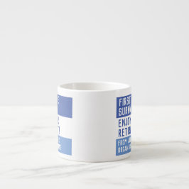 Xícara De Espresso Aproveite sua aposentadoria -