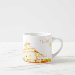 Xícara De Espresso Arquitetura de sinagoga de Excelentes Slonim da Bi