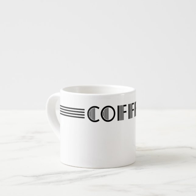 Xícara De Espresso Art Deco (Frente Esquerda)