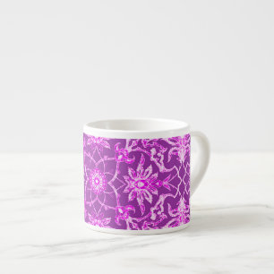 Xícara De Espresso Art Nouveau Padrão Chinês - Ametist Roxo