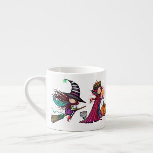 Xícara De Espresso Arte Caprichosa de Halloween por Molly Harrison
