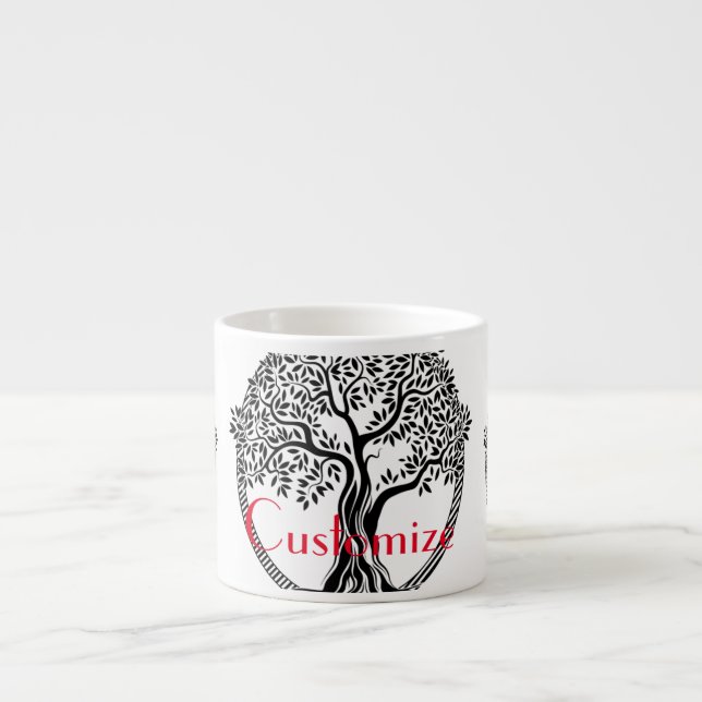 Xícara De Espresso Árvore de vida Troço_Cove    (Frente)