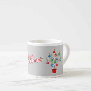 Xícara De Espresso Árvore do Ramal de Natal - Feliz Natal