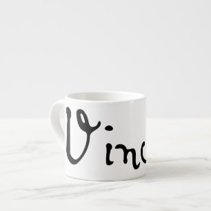 Xícara De Espresso Assinatura de Vincent Van Gogh